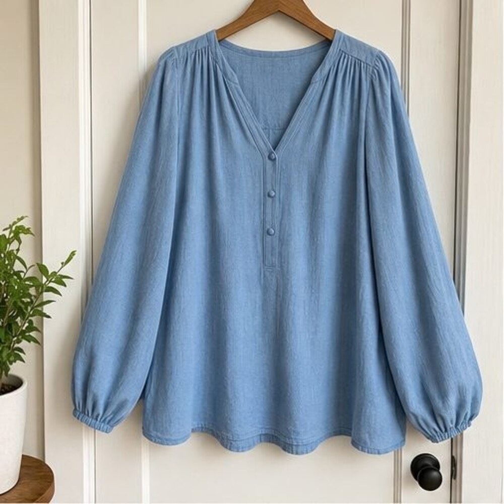 Blue Cami Blouse